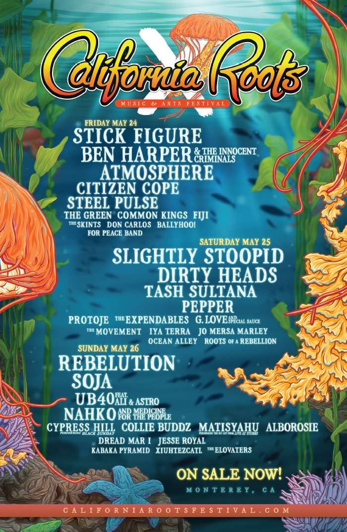 California Roots Music & Art Festival - May 24-26, 2019