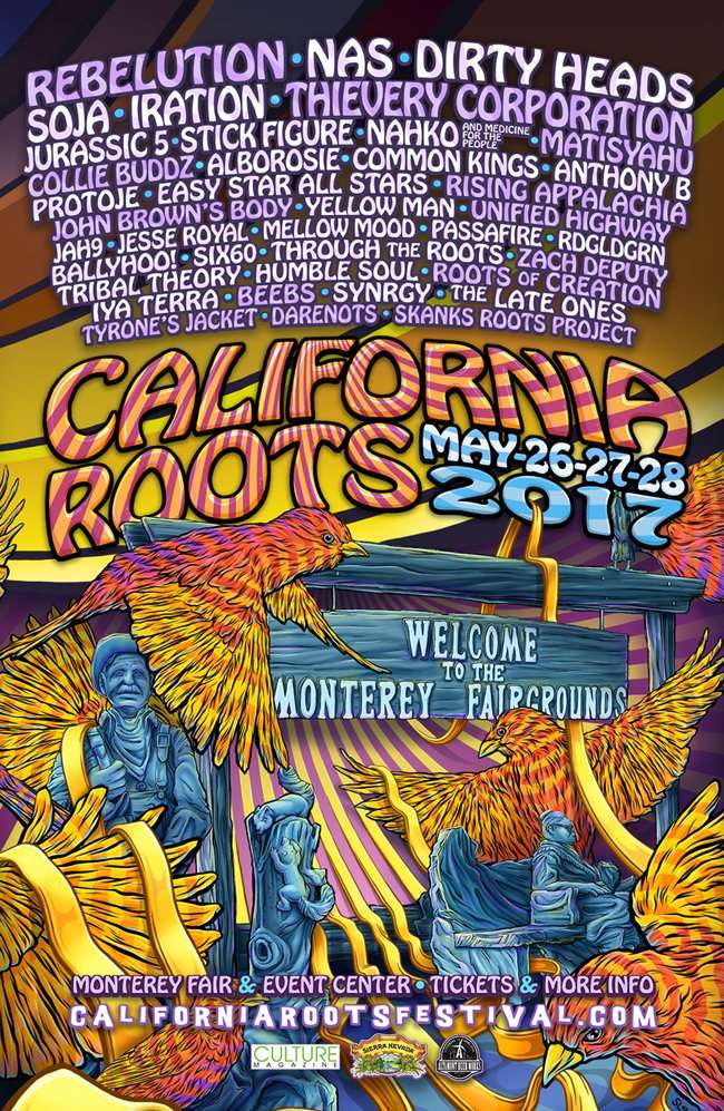 California Roots Music & Art Festival - May 26-28, 2017