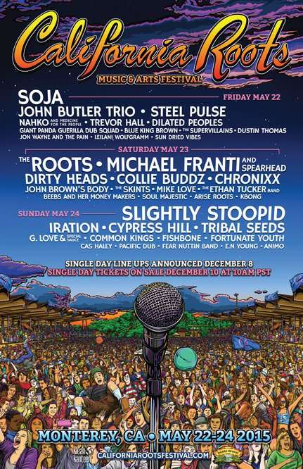 California Roots Music & Art Festival - May 22-24, 2015