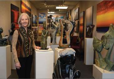 Image about Rohana LoSchiavo, Carmel Art Tour guide