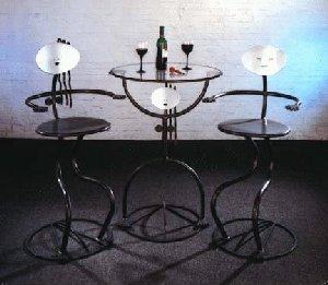 He/SHe Barstool Bistro set