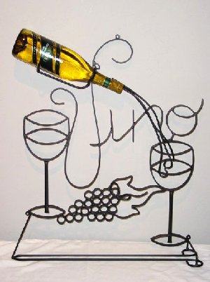 Functional Wine and Glass Rack