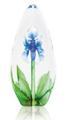 Blue Lily -  Medium Glass Etching by Mats Jonasson-MJ 33814