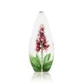 Mats Jonasson Red Orchid - Etched Glass Paperweight-MJ 33819