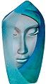 Batzeba Blue Mask -Limited Edition by Mats Jonasson-MJ- 65840