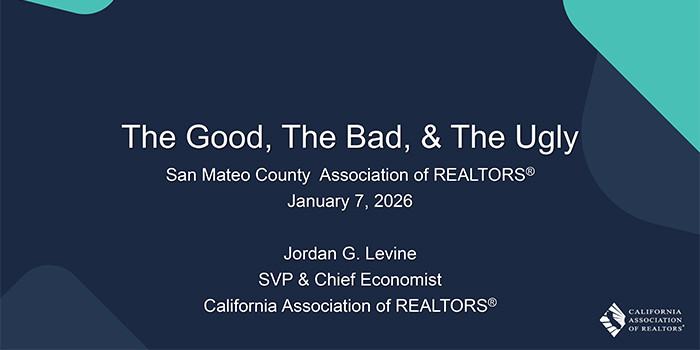 Title Slide for Jordan Levine presentation at January 6, 2026 Marketing Meeting