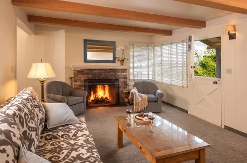 Image about The Lodge : King Cottage Suite, Kitchen, Fireplace, Pet-Friendly