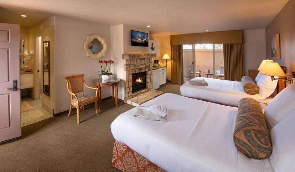 Two Queen Beds with Fireplace - Image #1