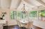 Stylish dining room with large windows (Image 6)