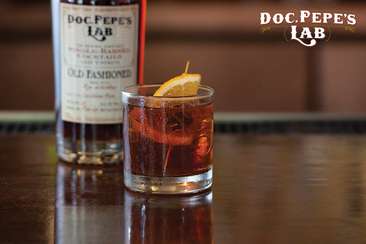 Image about Barrel Aged Old Fashioned
