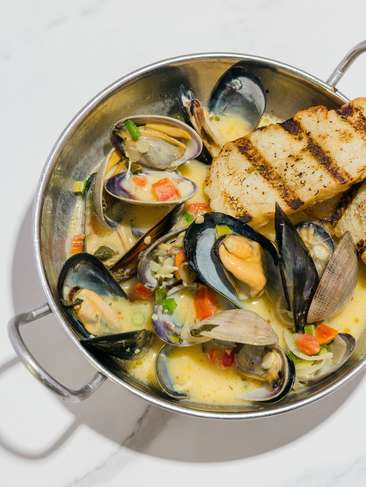 Image about Mussels & Clam Saut&eacute;&eacute; "Damiani"