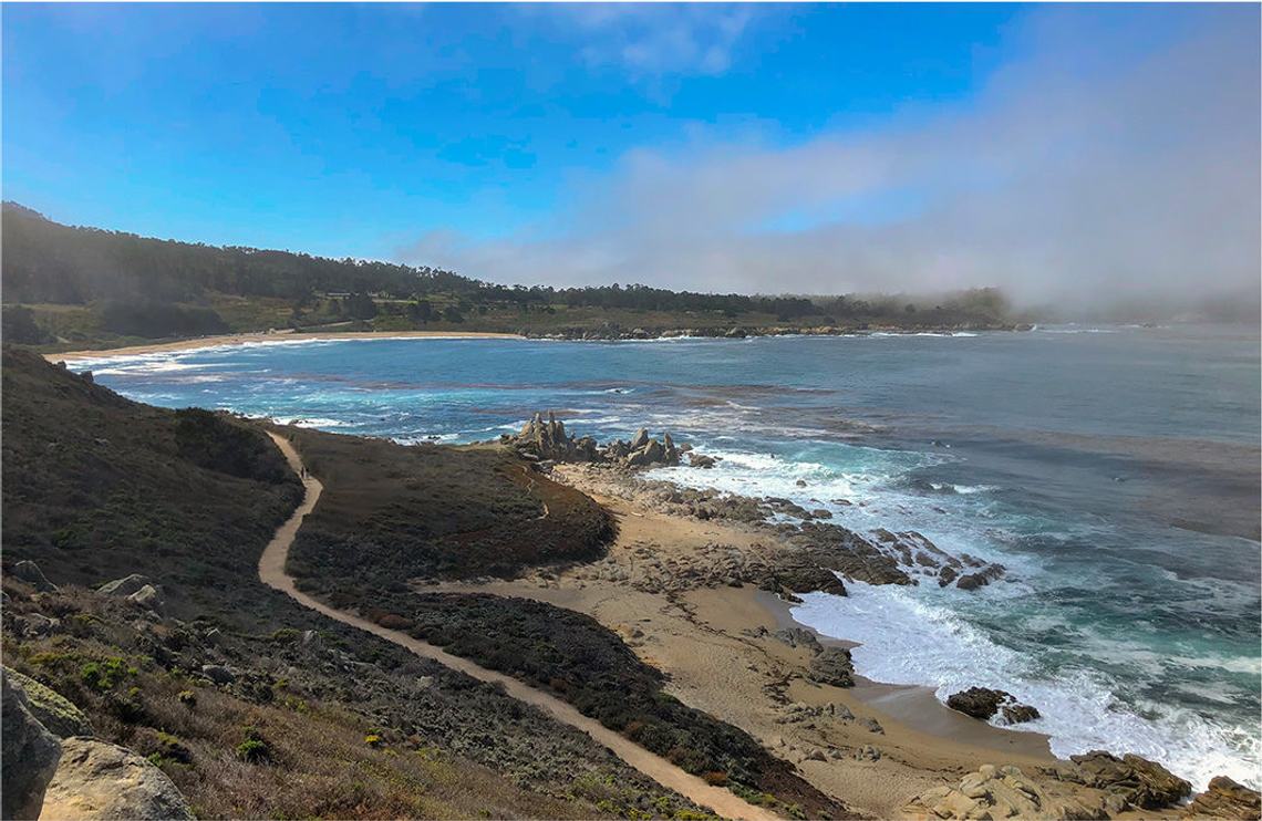 Image of coastline near Carmel
