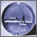 Royal Copenhagen Christmas Plate,