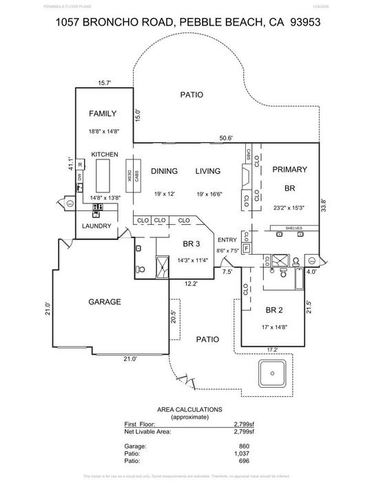 1057 Broncho Road - SOLD, Pebble Beach