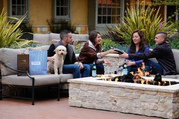 Image about The Fire Pits at Carmel Plaza