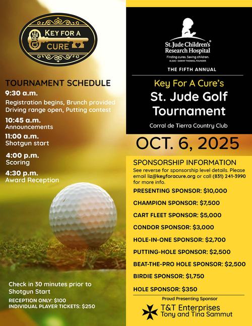 Image of The 5th Annual Key For a Cure's St. Jude Golf Tournament