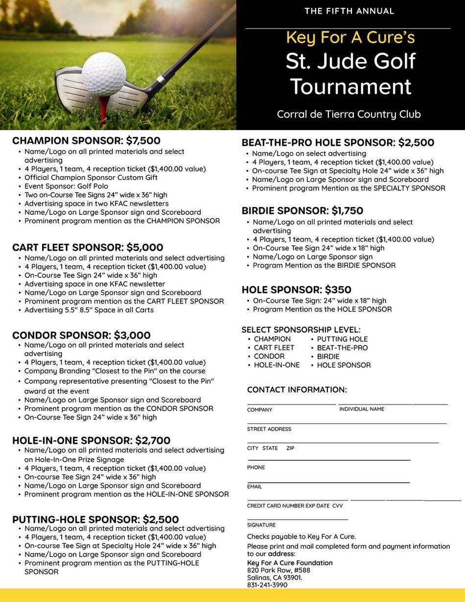 The 5th Annual Key For a Cure's St. Jude Golf Tournament (Image 1)