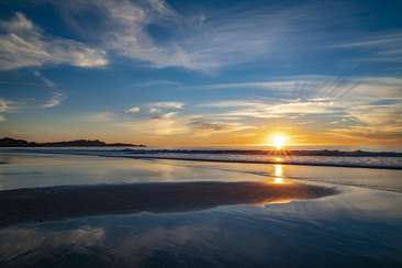 Image about Carmel Beach Sunset