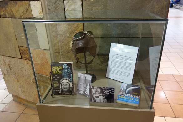 Image about Jerri Cobb Display at Will Rogers Airport