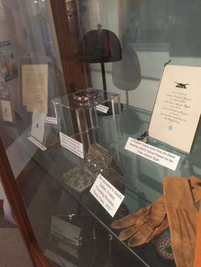 Image about Amelia Earhart Display Case (Close-Up)