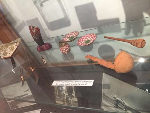 Image about These were gifts given to Amelia Earhart on her various travels around the world.