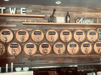 The Wine Experience - tap wall