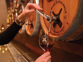 The Wine Experience - pouring wine