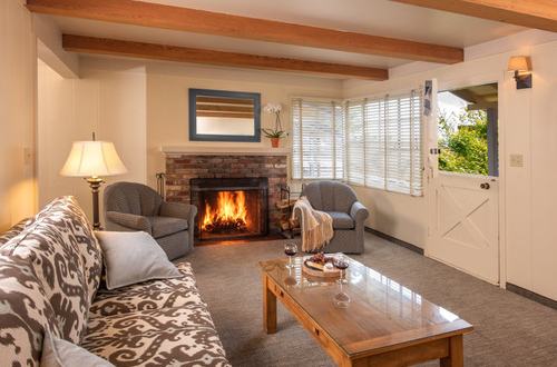 Image about The Lodge : King Cottage Suite, Kitchen, Fireplace, Pet-Friendly