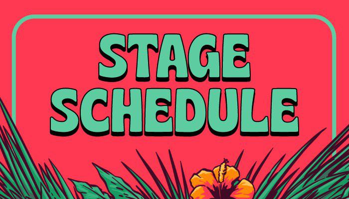Stage Schedule