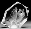 Mats Jonasson® Wolves Crystal Sculptures  