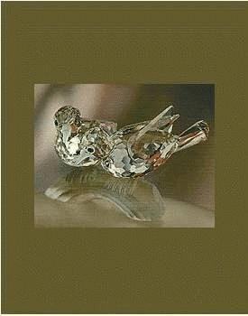 SCS Swarovski Collectors Society Annual Edition 1989 Turtledoves