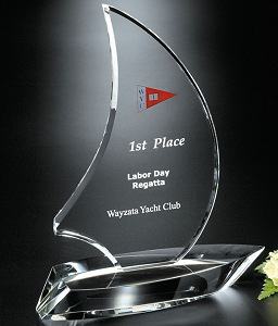 Sailboat trophy/award