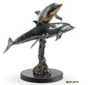 51085 SPI Playful dolphin pair
