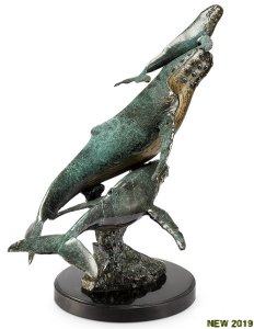 SPI New retro art Humpback Family 51082