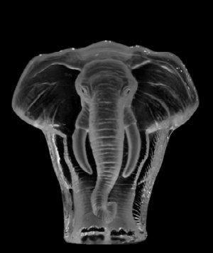 Mats Jonasson Elephant - Glass Etching MJ 33664