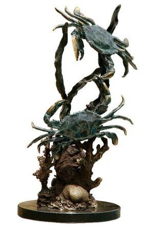 Bronze Fighting Bluepoint Crabs 31543