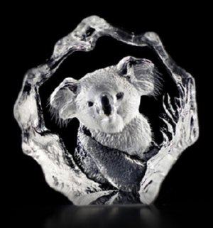 Mats Jonasson Koala Bear, Miniature Glass Etching-MJ 88129