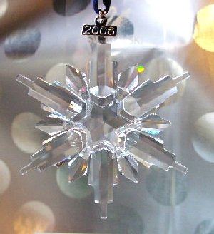 2006 Swarovski Annual Edition Star Snowflake Ornament