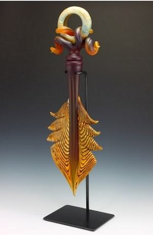 Ruby Topaz Amulet by Gartner and Blade