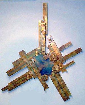 Triad Metal Wall Sculpture