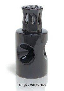 Milano Black Fragrance Lamp (incl. 16oz fragrance bottle)