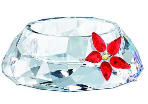 Swarovski Poinsettia Tea Light - Retired