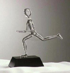 Runner Glass Sculpture - Special order