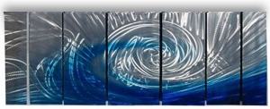 Contemporary Metal Wall Panels Set