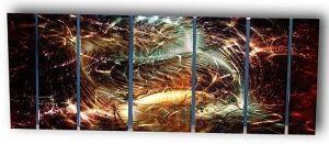 Modern Art Metal Wall Panels Set