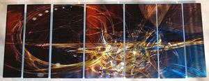 Modern Art Metal Wall Panels Set