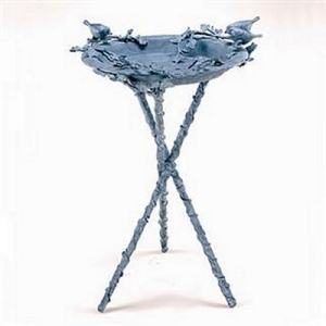 Love Birds & Branch Birdbath