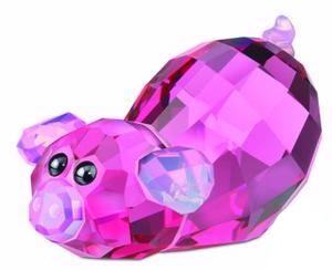 Swarovski Piggy Sue - Swarovski Lovlots Pink Pig Pioneer