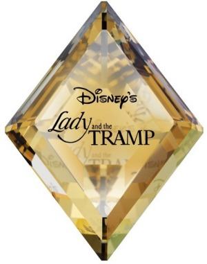 Swarovski Crystal Disney Lady and the Tramp Title Plaque