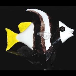 Soul Glass Schooling Banner Fish Glass Sculpture Wall Sculpture